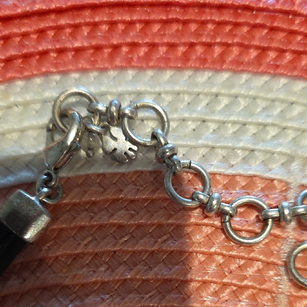 BUNDLE‎  Silver and Black Necklaces 3 Total - Picture 6 of 8